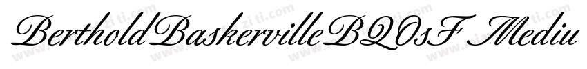 BertholdBaskervilleBQOsF Medium字体转换